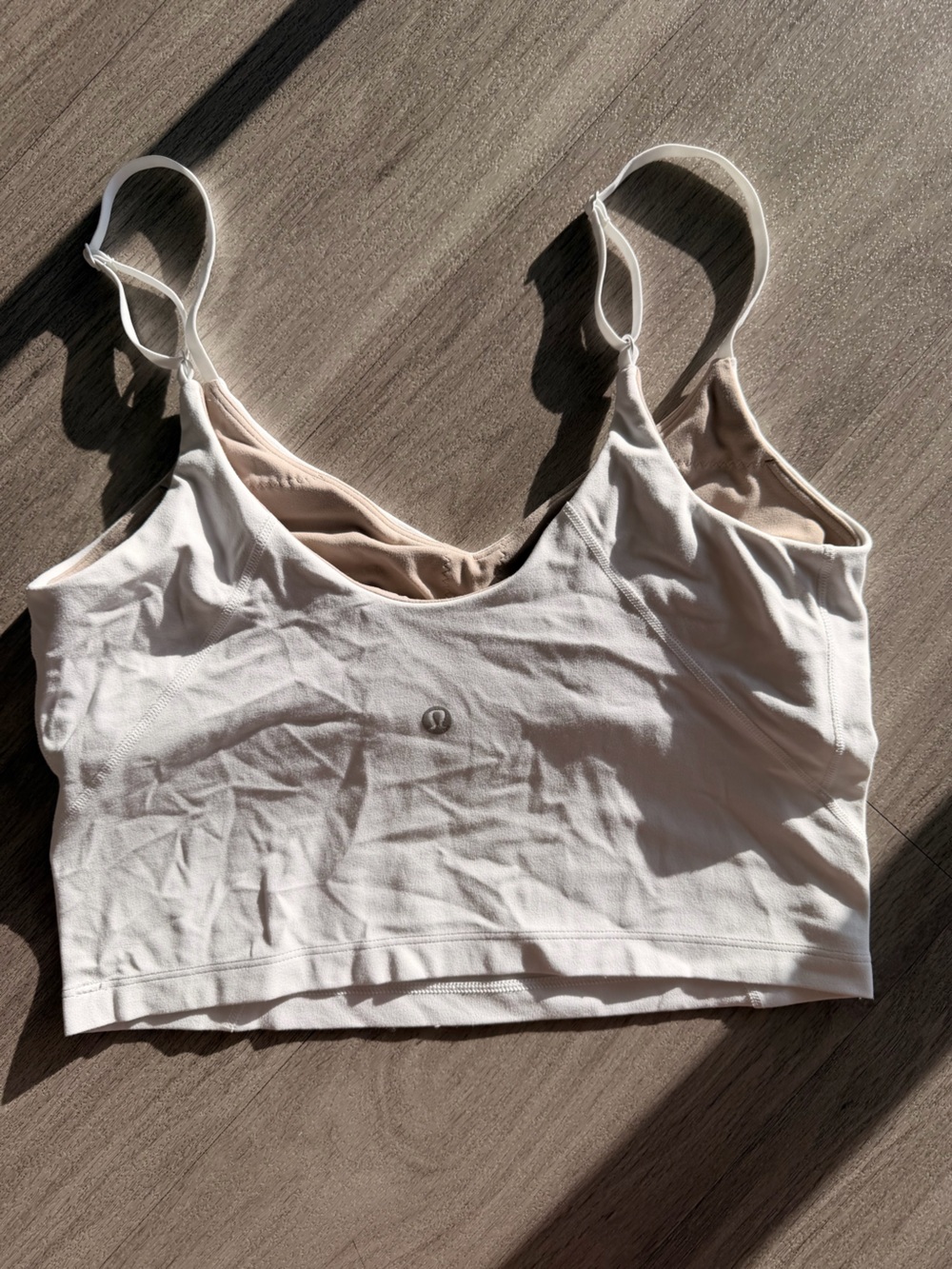 lululemon athletica Ivory Adjustable Strap Crop Top - Picture 2 of 3
